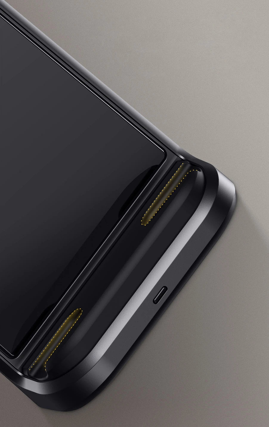 Baseus Arka Koltuk Kablosuz Telefon Tutucu  Wireless 15W Hızlı Şarj Cihazı - Energy Storage-(5775) - Siyah