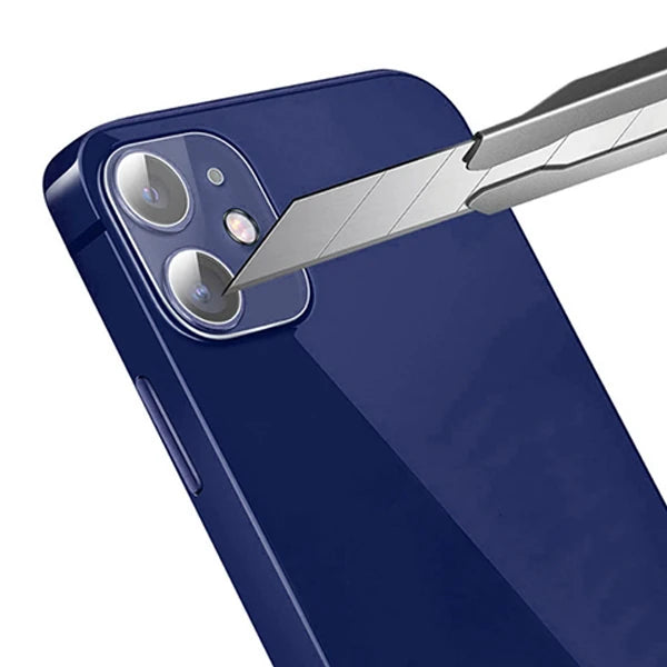 GOR İPhone 12 Mini 5.4 Best Full Tempered Cam Kamera Koruyucu 2Adet Set-(5775) - Şeffaf 2