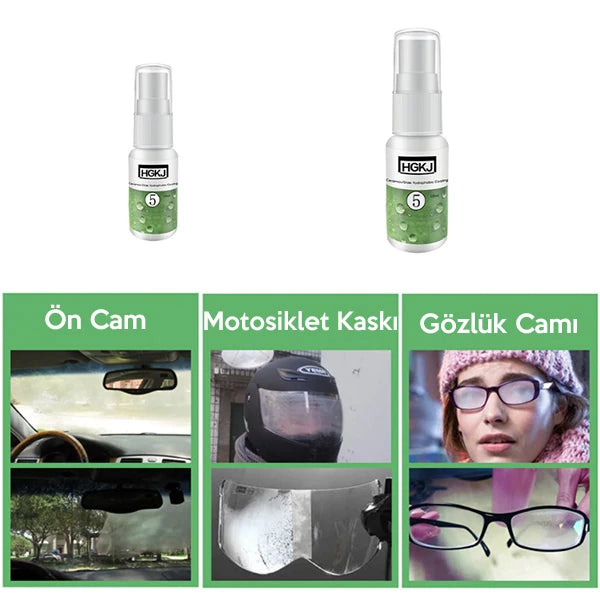 HGKJ 5 20ml Buğu Önleyici Buhar Engelleyici Araba Cam Temizleyici Anti Fog Agent-(5775) - RZ