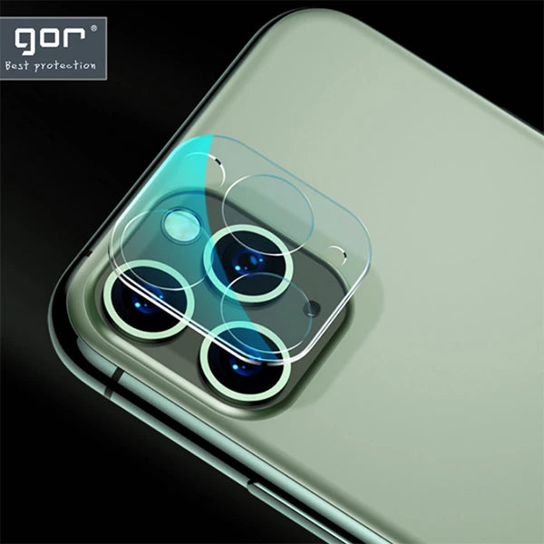 GOR İPhone 11 Pro/ 11 Pro Max Tempered Kamera Koruma Cam 2adet Set-(5775) - Şeffaf 2