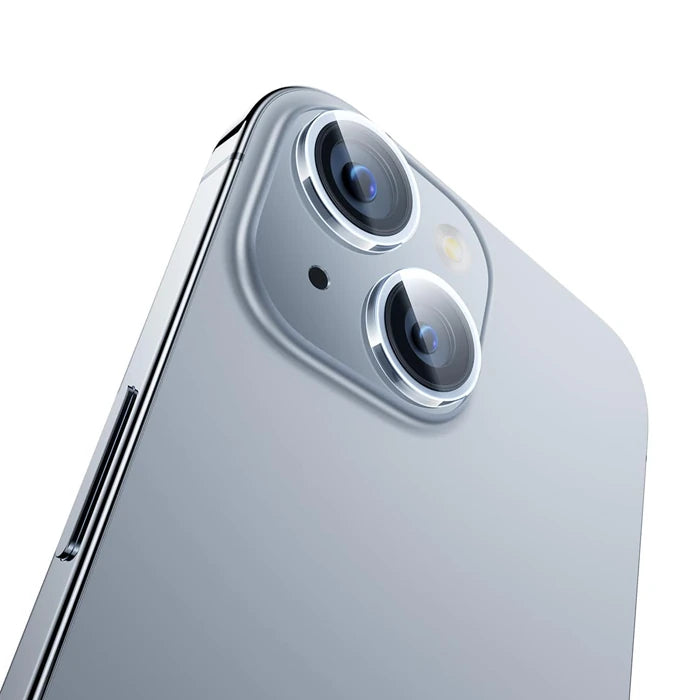 Baseus iPhone 15/15 Plus için Sapphire Serisi HD Cam Kamera Koruyucu-(5775) - Şeffaf 2