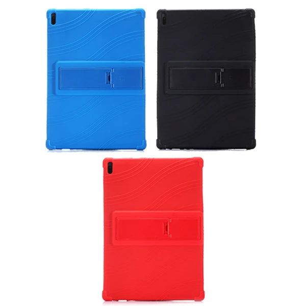 Lenovo Tab 4 10 (tb-X304X704 Standlı Silikon Kılıf-(5775) - Pembe