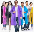 Kadın Erkek Yağmurluk Kapüşonlu Çıtçıtlı Eva Raincoat (5286)
