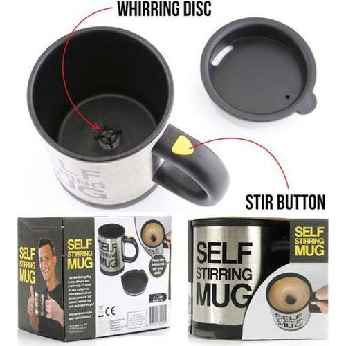 Karıştırıcı Özellikli Mikser Kupa Bardak Self Stirring Mug (5286)