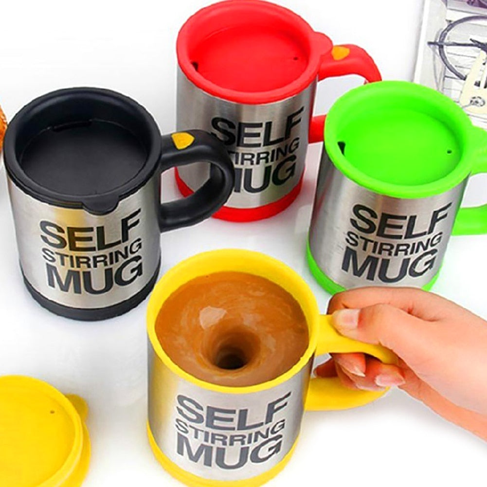Karıştırıcı Özellikli Mikser Kupa Bardak Self Stirring Mug (5286)