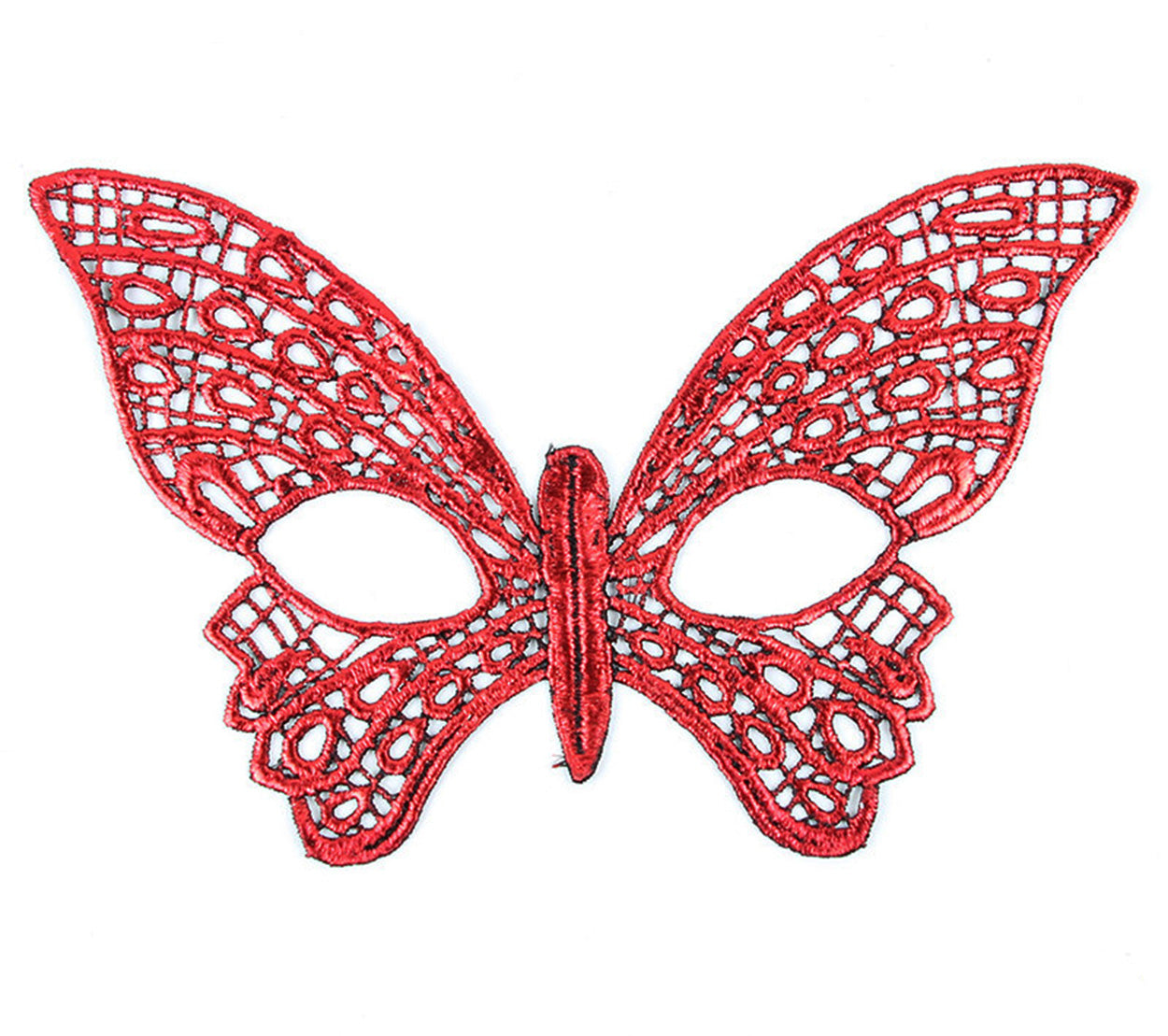 Kırmızı Dantel Masquerade Maskesi 7 No (5286)