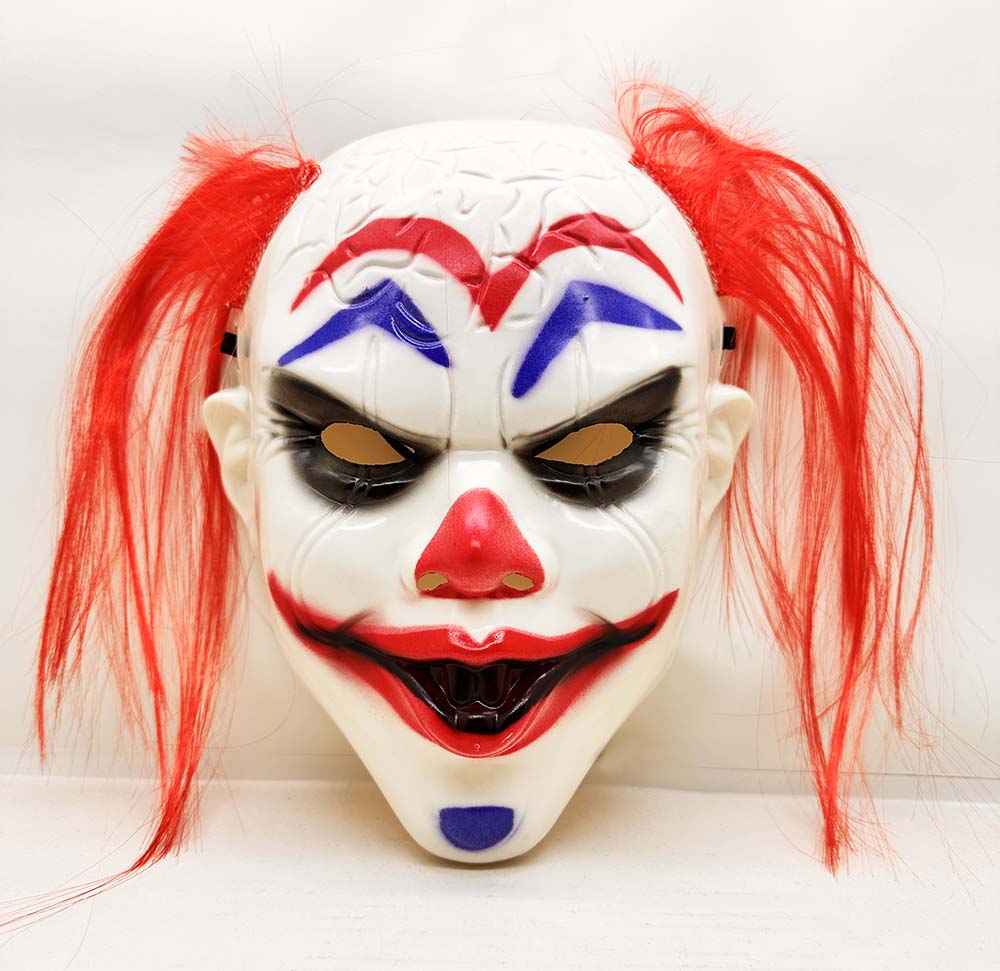 Kızıl Saçlı Joker Palyaço Maskesi (5286)