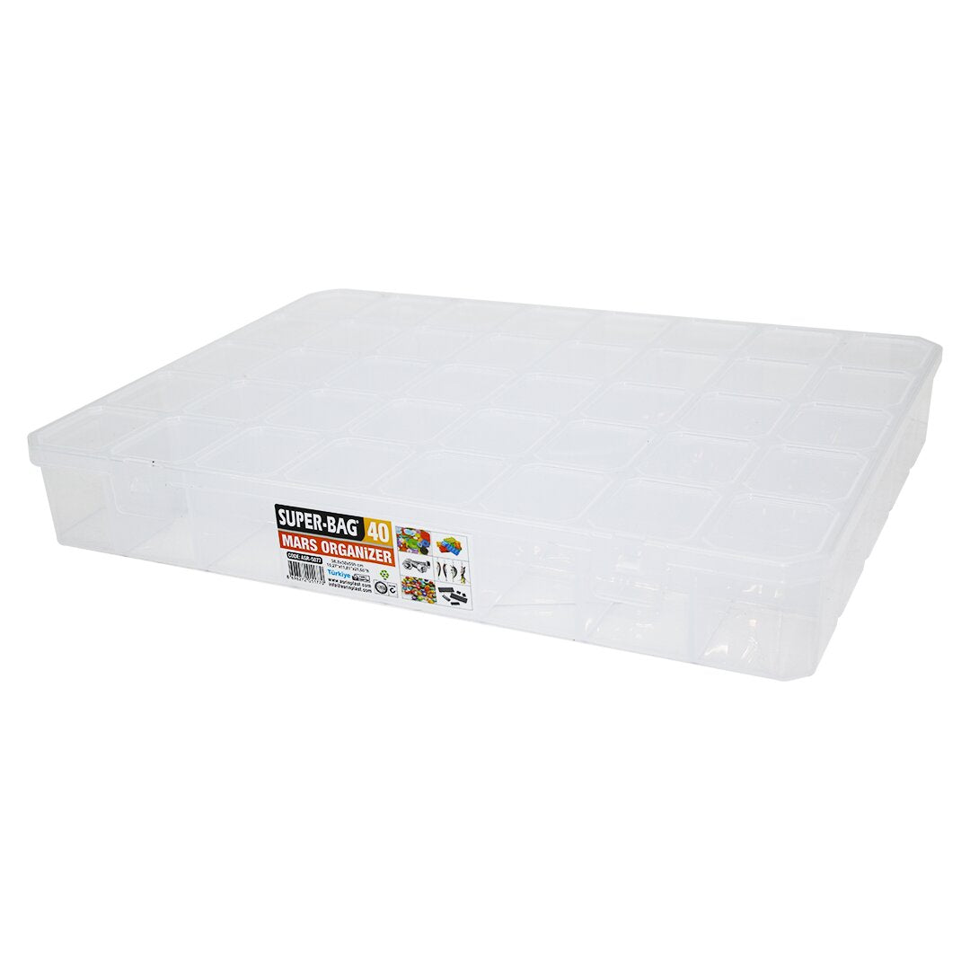 MARS 40 BÖLMELİ ŞEFFAF ORGANİZER BOX (5286)