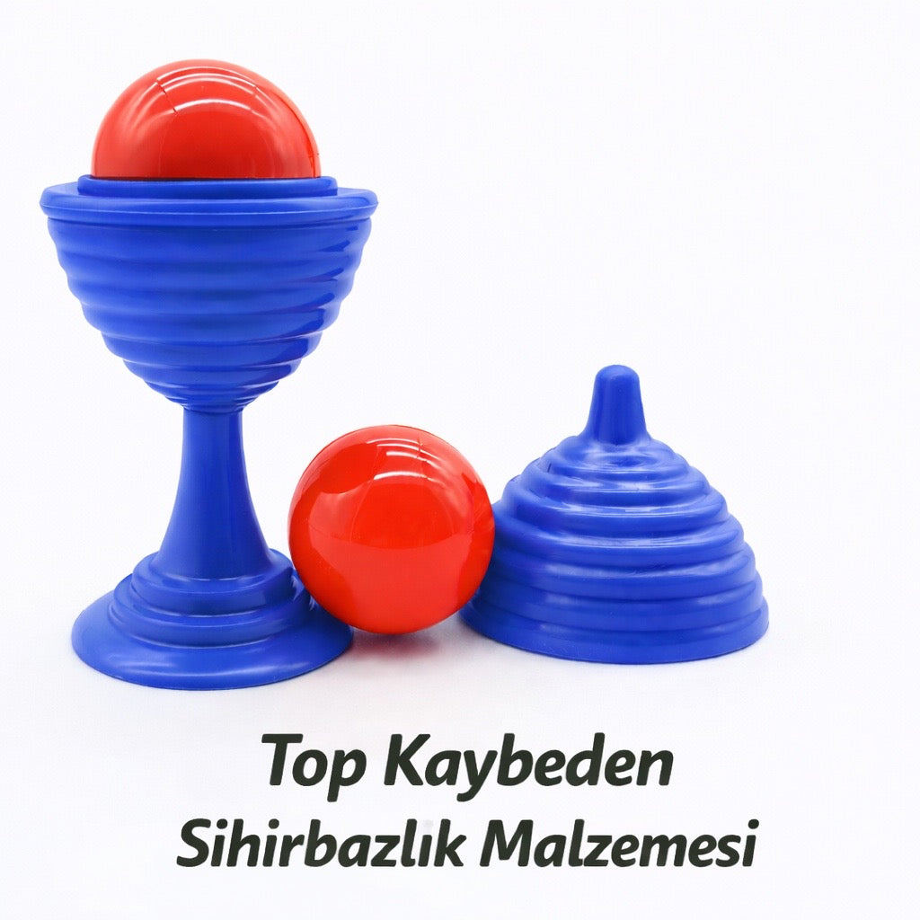Mavi Renk Sihirli Kupa Top Kaybetme Oyunu 7 cm (5286)