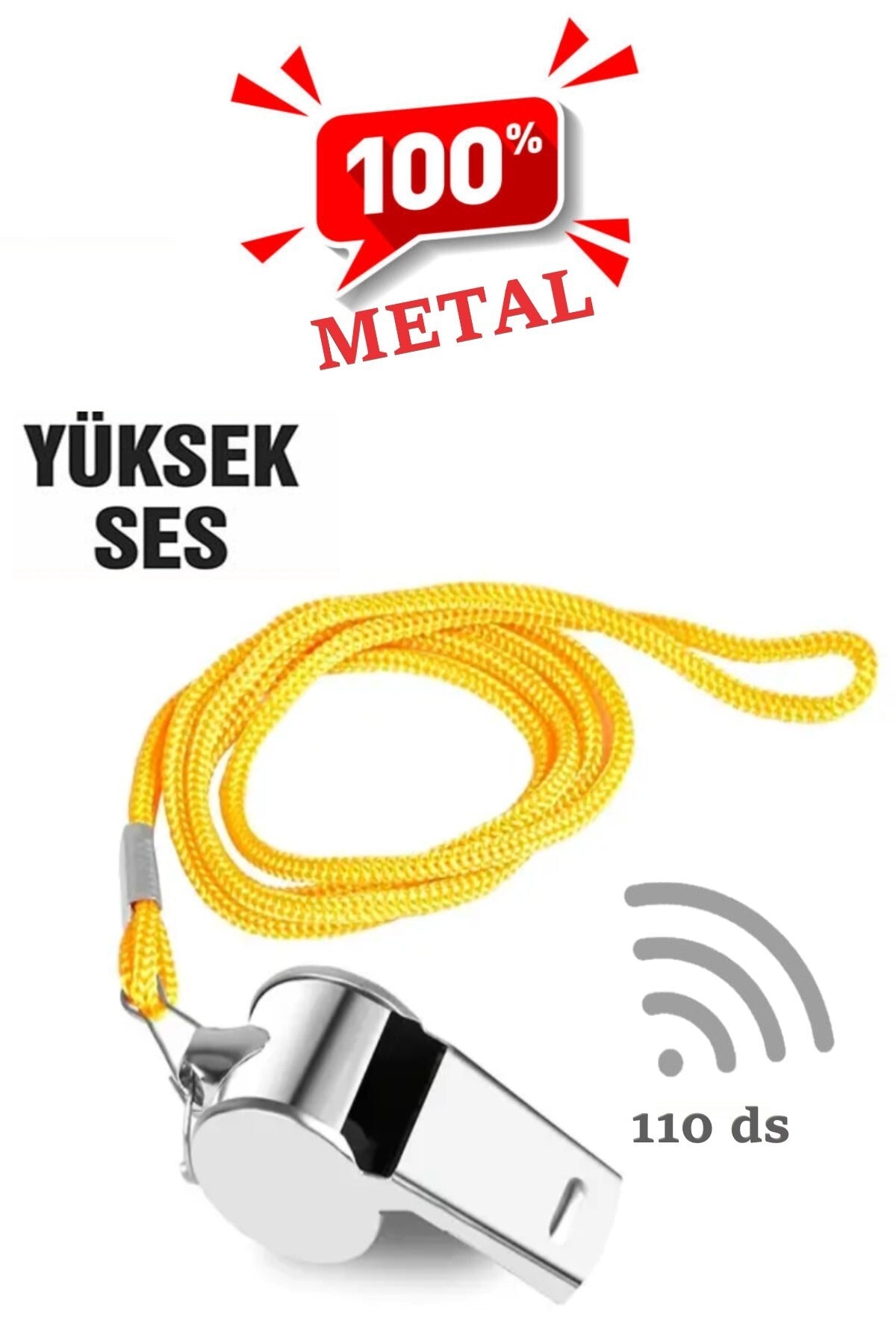 METAL DÜDÜK - 110 DESİBEL (5286)