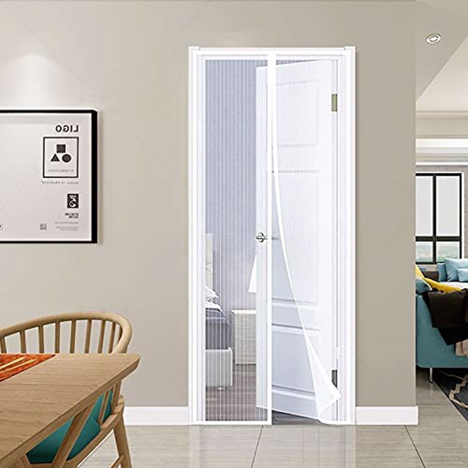 Mıknatıslı Kapı Sinekliği Tül Perde 105 x 205 cm (5286)