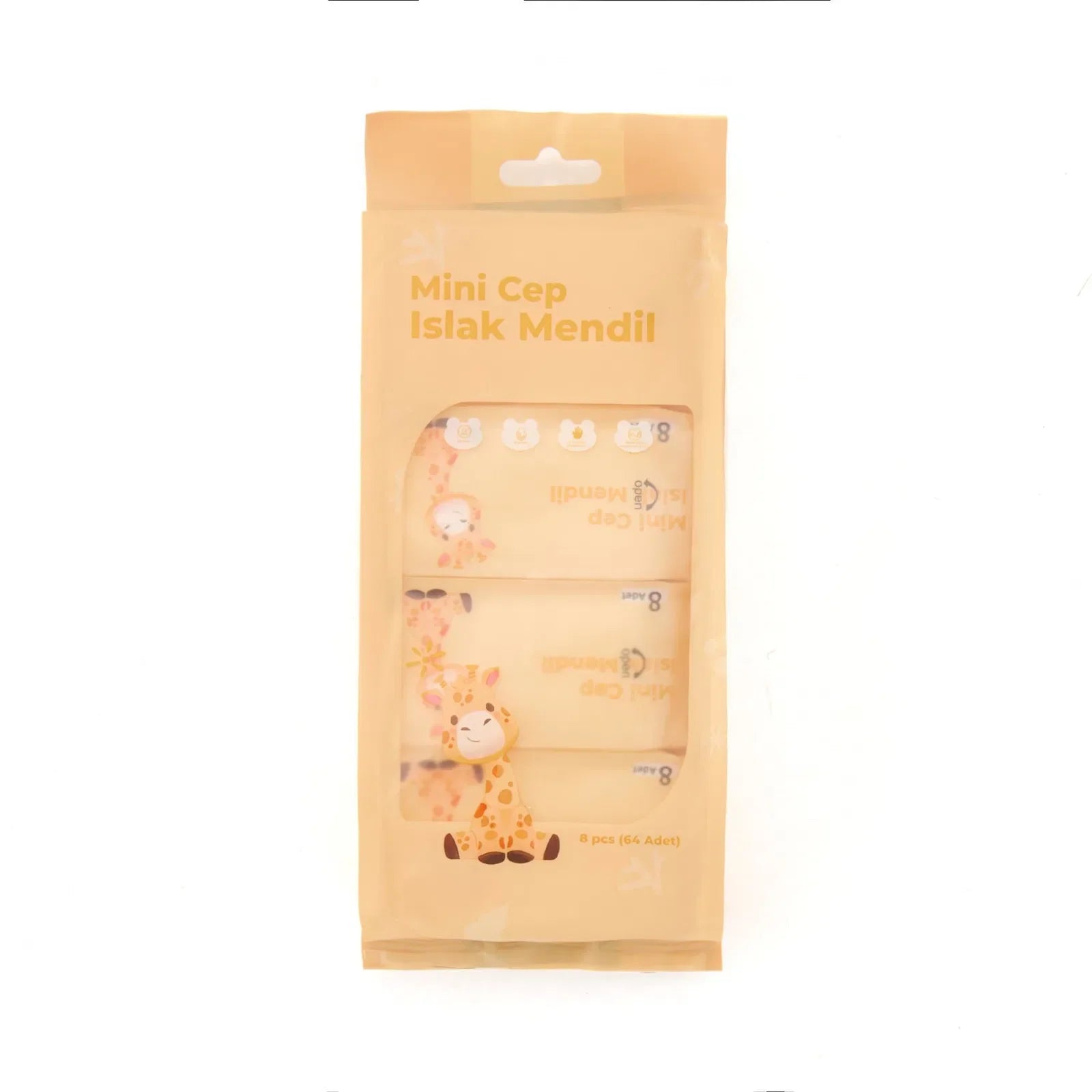 Mini Cep Islak Mendil Günlük Pratik 8'li Paket (5286)