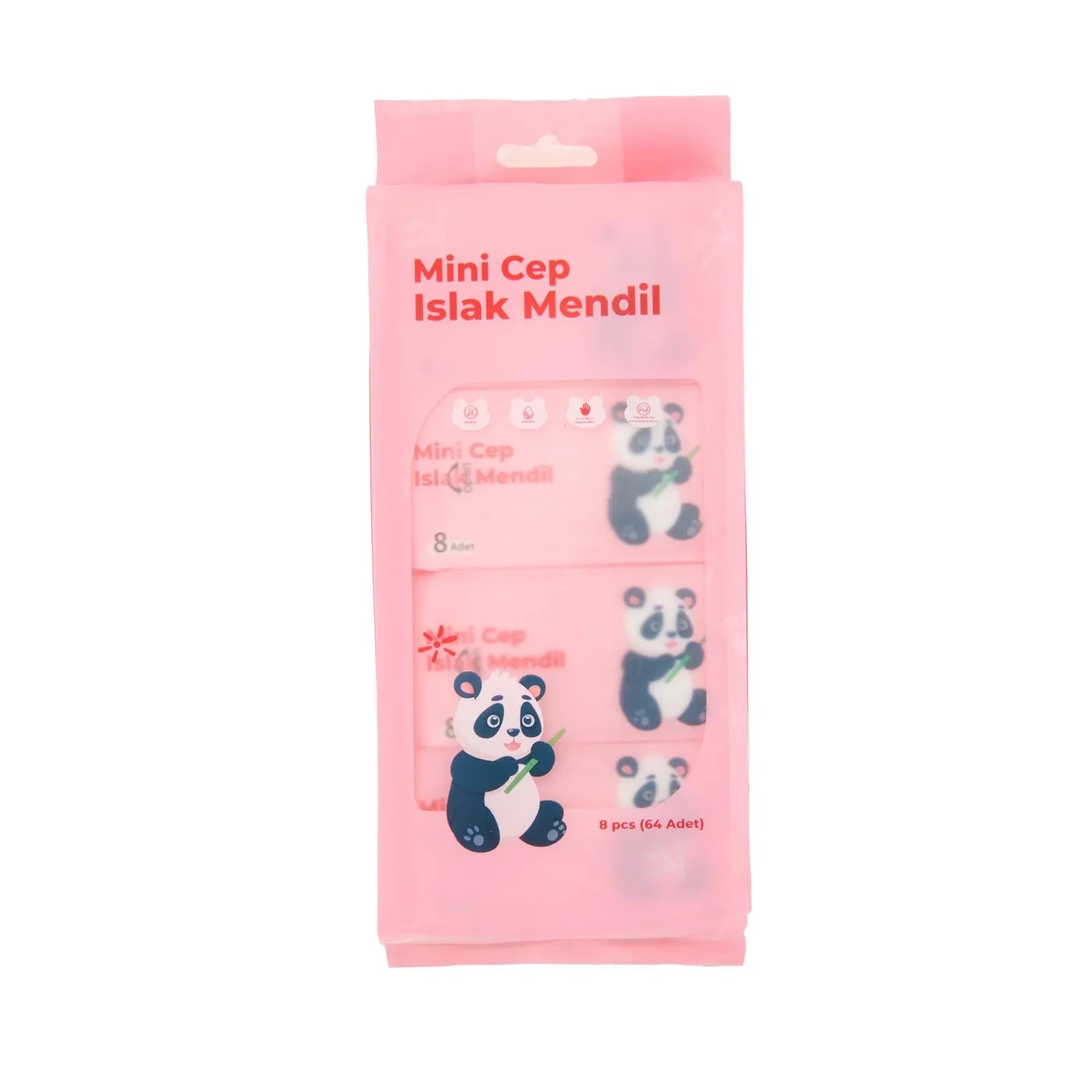 Mini Cep Islak Mendil Günlük Pratik 8'li Paket (5286)