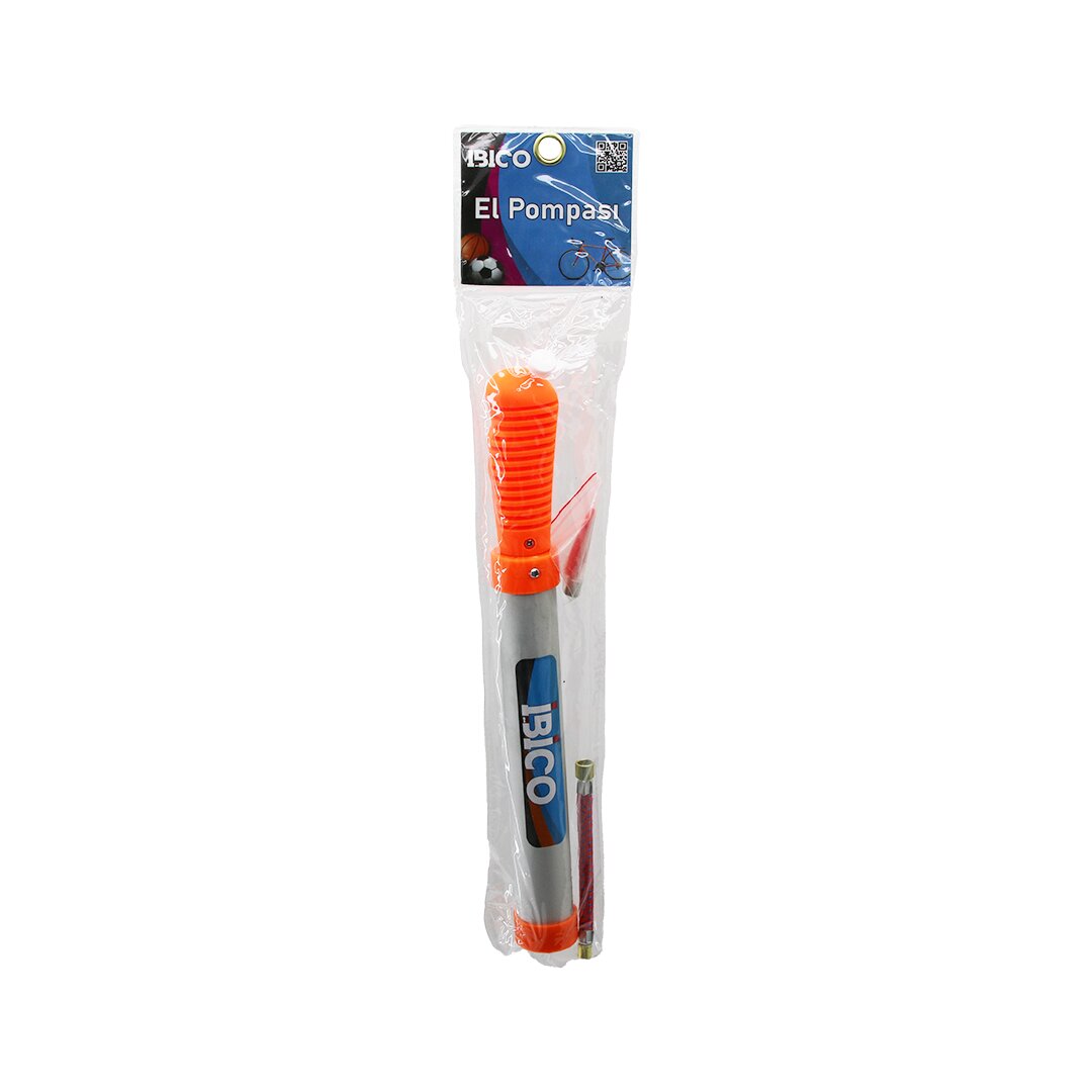 MİNİ EL POMPASI BİSİKLET - TOP 29.5CM METAL ÇUBUK - PLS.GÖVDE - SAP POMPA HORTUM - TOP İĞNE - UÇ (5286)