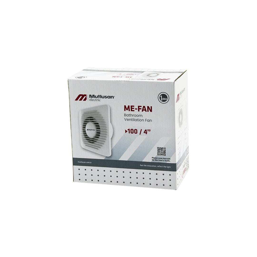 MUTLUSAN-001 211 000 100 00 00 ME-FAN 1004"BANYO TUVALET HAVALANDIRMA ASPİRATÖRÜ 12W 2450RPM 100M3/H (5286)