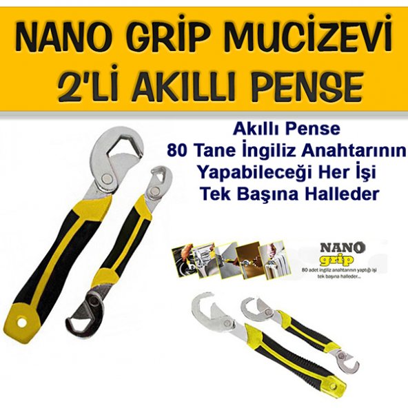 Nano Grip Akıllı Anahtar Pense (5286)