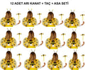 Okul Gösterileri için 12'li Arı Kanadı Seti - Etkinlik Kanatları (5286)