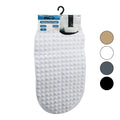 OVAL - PLASTİK KABARTMA TOP DESENLİ - RENKLİ 63PCS VANTUZLU KAYDIRMAZ BANYO - KÜVET PASPASI 34X65CM (5286)
