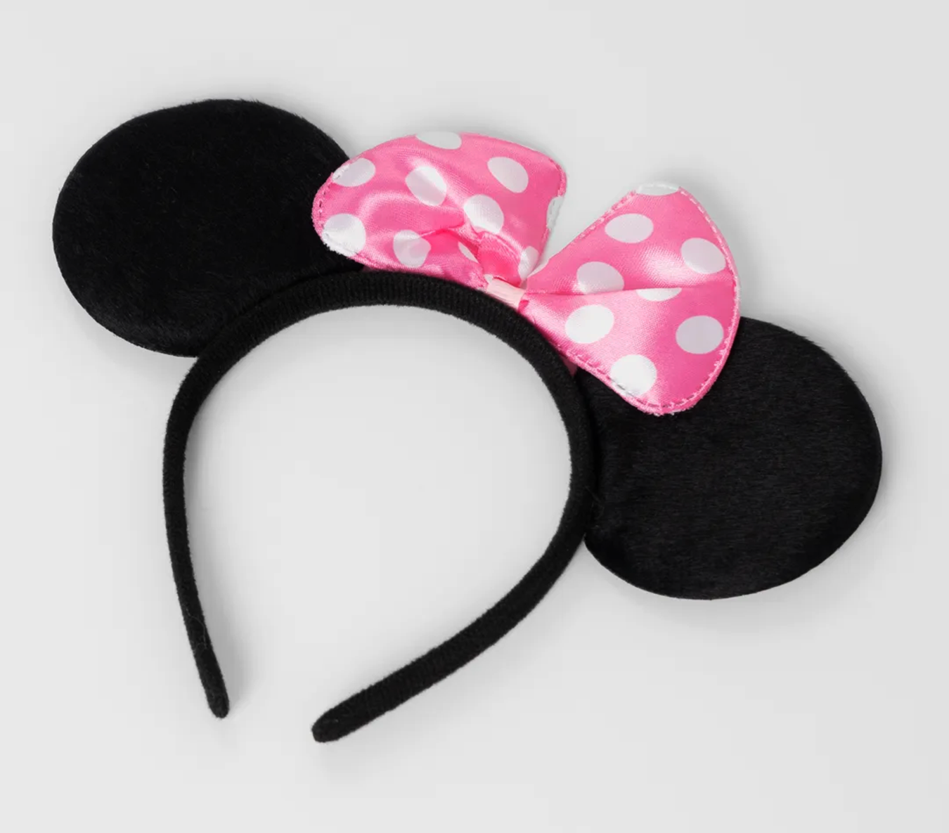 Pembe Fiyonklu Minnie Mouse Tacı Mini Kulak (5286)