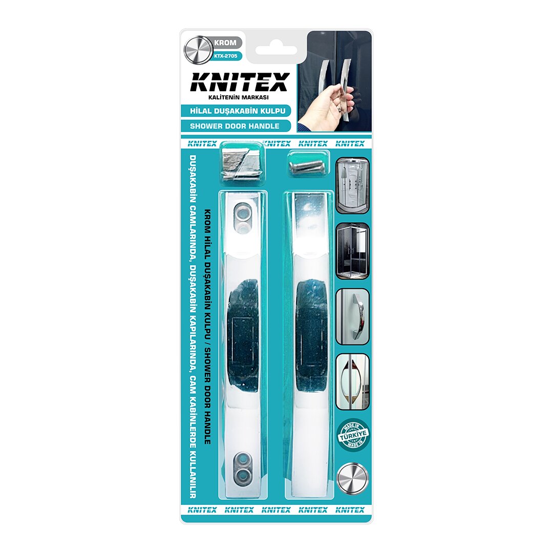 PLASTİK KROM KAPLAMA DUŞAKABİN KOLU 10MM (5286)