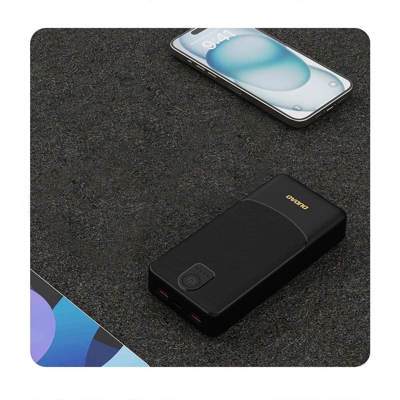 Powerbank Dudao K10Pro 2.4A 20000mAh 2 x USB-A - Siyah (5286)