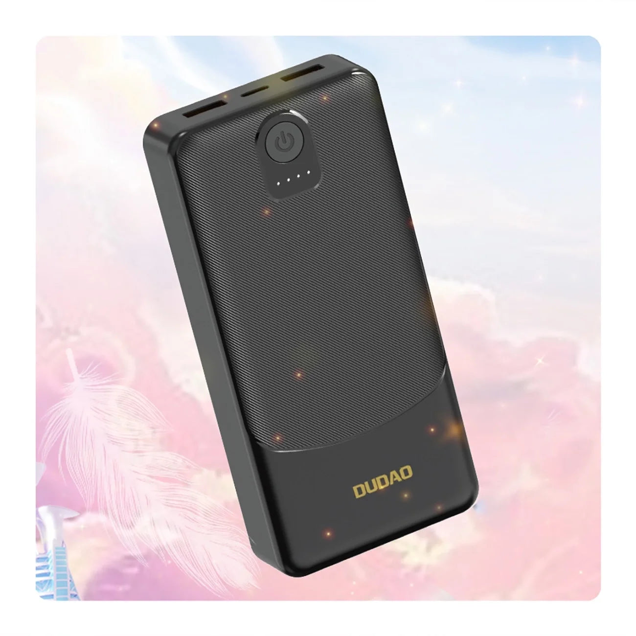 Powerbank Dudao K10Pro 2.4A 20000mAh 2 x USB-A - Siyah (5286)