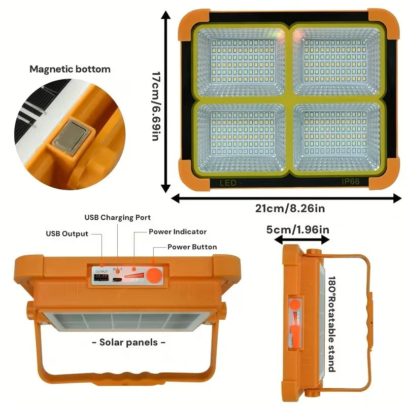 ProKAMA Ledli Solar Projektör 100W BK-100W (5286)