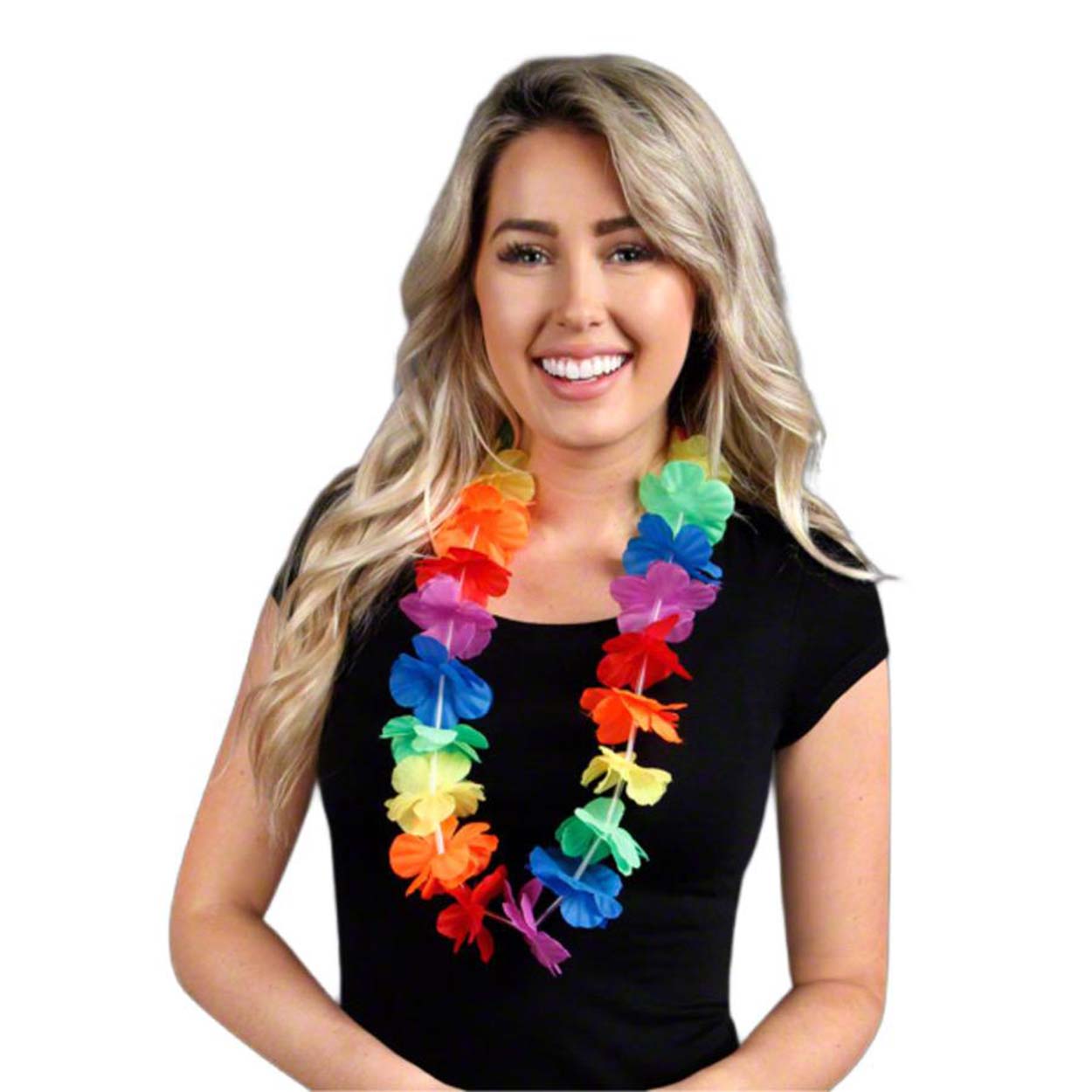 Rengarenk Hawaii Boyun Çelengi Havai Partisi Kolyesi 1 Adet (5286)