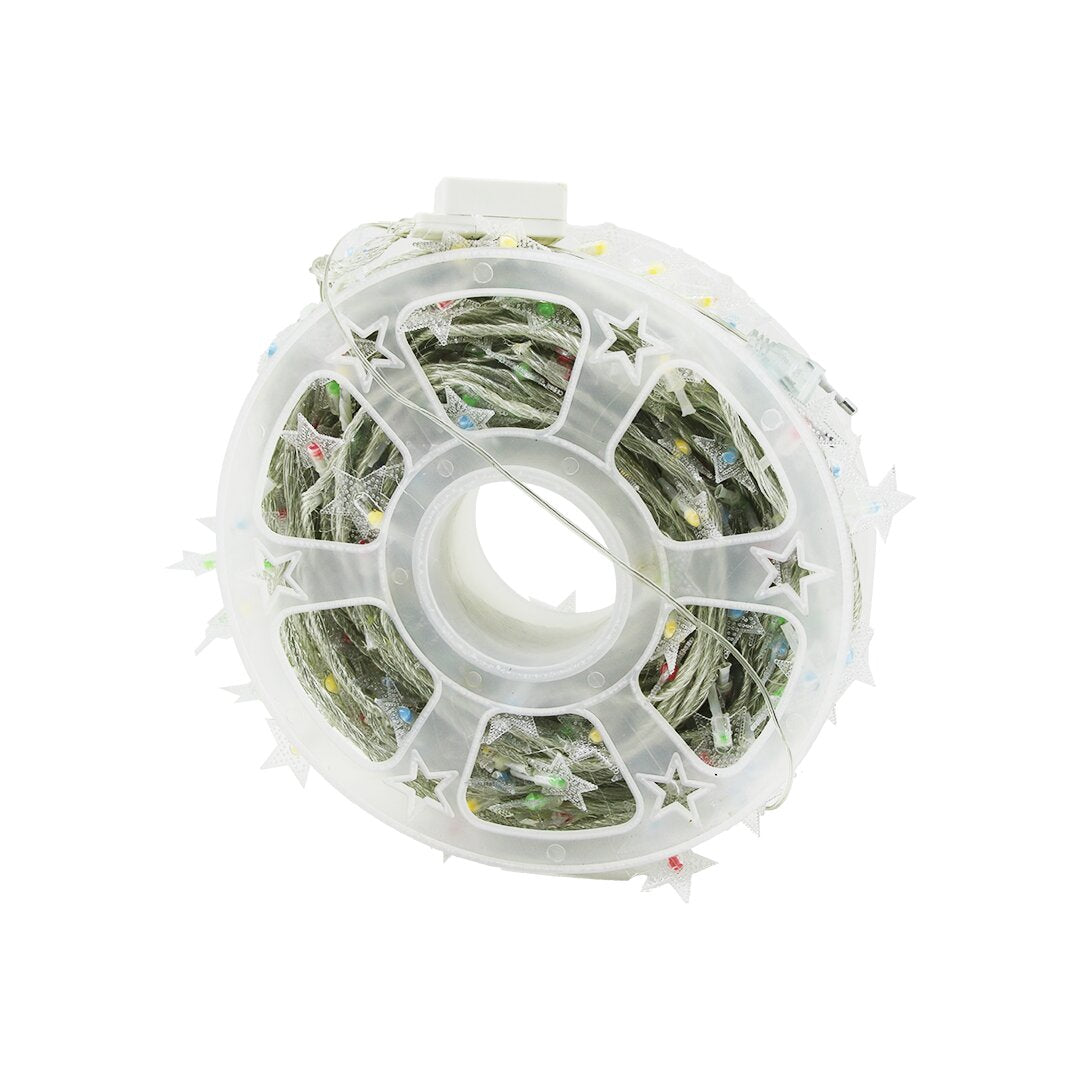 RGB - KAR TANESİ 50MT FİŞLİ FONKSİYONLU ŞERİT LED - DEKOR LAMBA (5286)