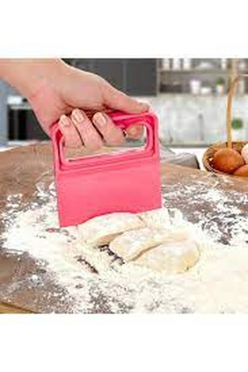 SAPLI HAMUR KESİCİ - KAZIYICI PLASTİK SPATULA (5286)