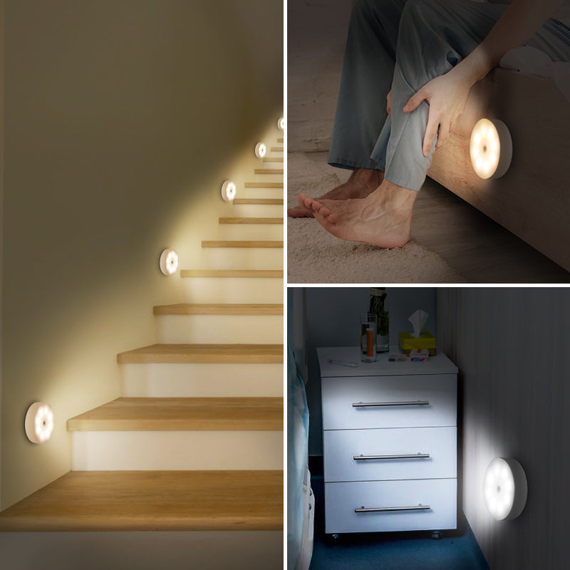 Şarjlı Sensörlü Gece LED Lambası (5286)