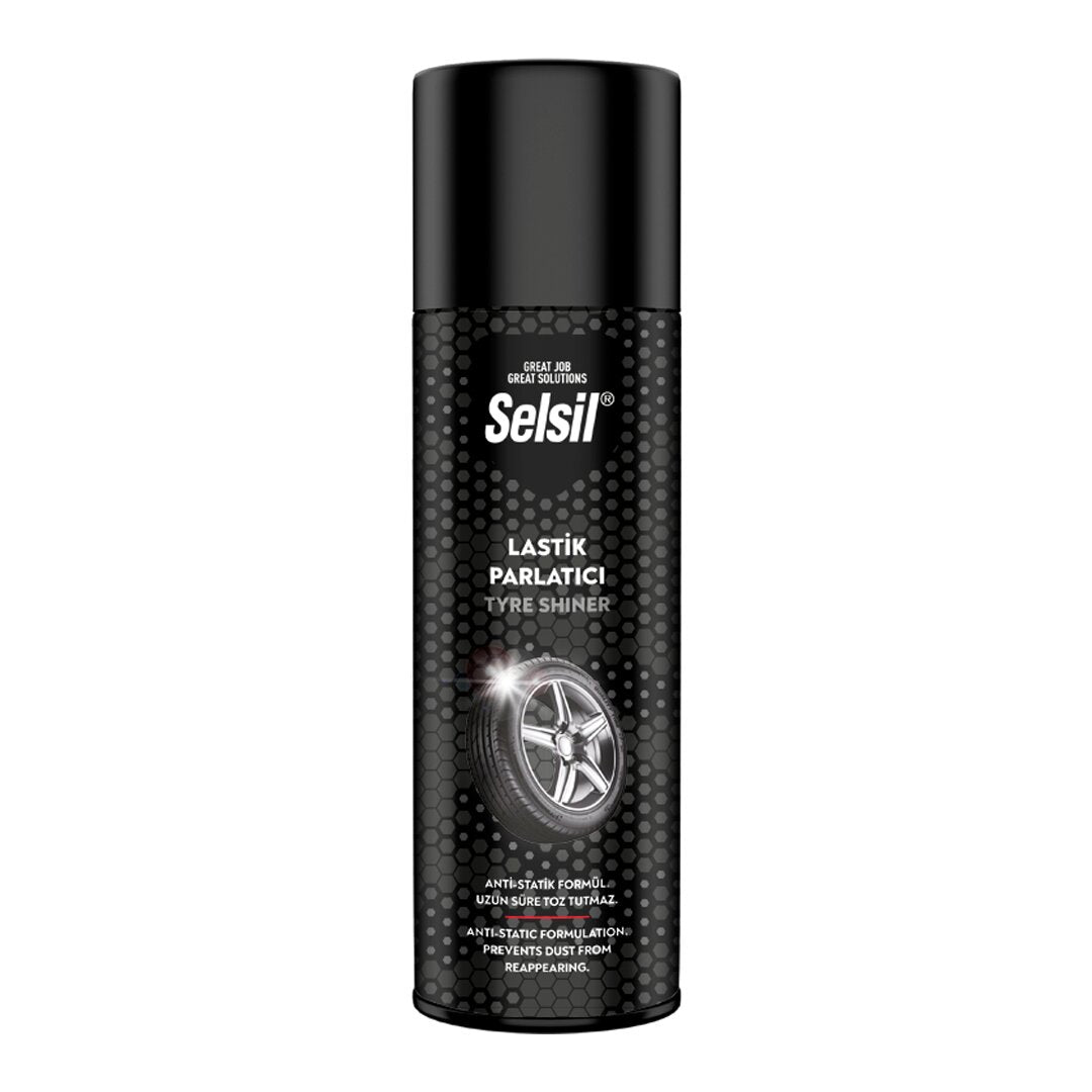 SELSİL OTO - ARAÇ LASTİK PARLATICI - TEMİZLEYİCİ SPREY 500ML (5286)
