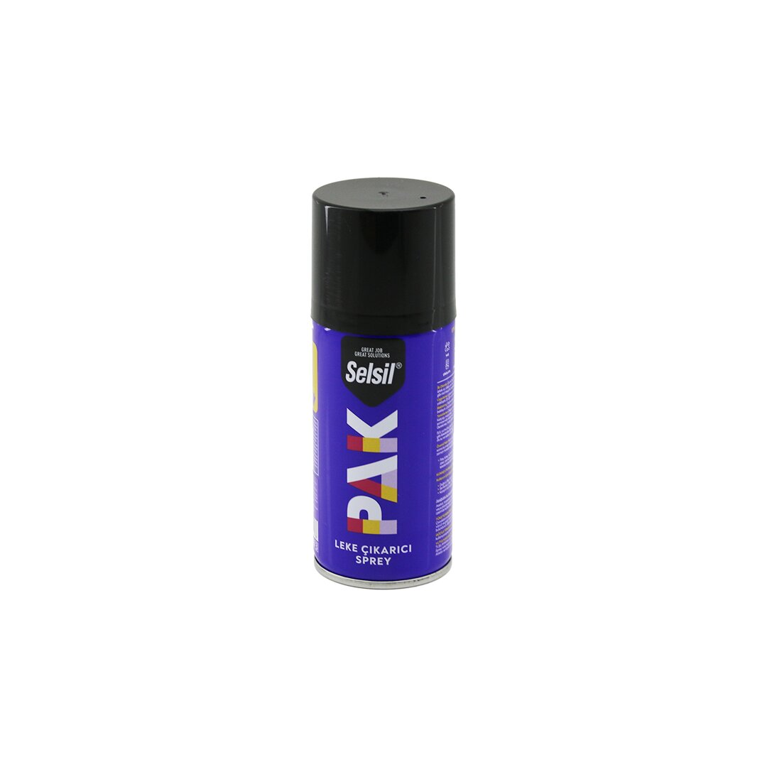SELSIL PAK KUMAŞ LEKE ÇIKARICI SPREY 150 ML YAĞ - BOYA - MAKYAJ - KATRAN - ÇİMEN - ÇİKOLATA VS. (5286)