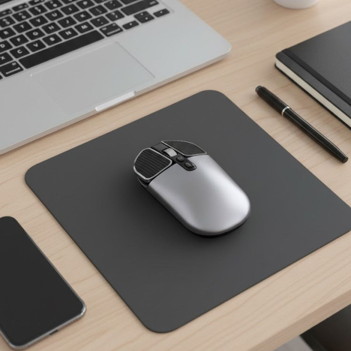 Sessiz Kablosuz Mouse – Wireless Optik Mouse, Sessiz Tıklama, Ergonomik Tasarım (5286)