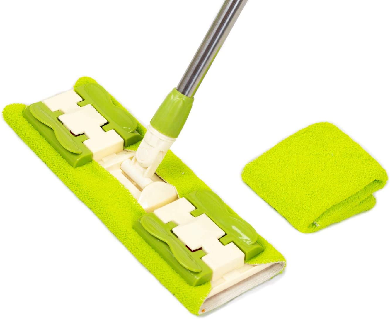 Sihirli Spin Mop Teleskopik Çok Amaçlı Mop +1 Bez Hediyeli - Mor (5286)