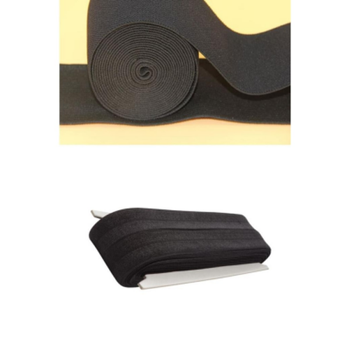 SİYAH - 1.5CM PAÇA LASTİK YASSI GENİŞ 10MT. (5286)