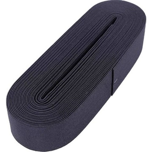 SİYAH - 4CM PAÇA LASTİK YASSI GENİŞ 10MT. (5286)