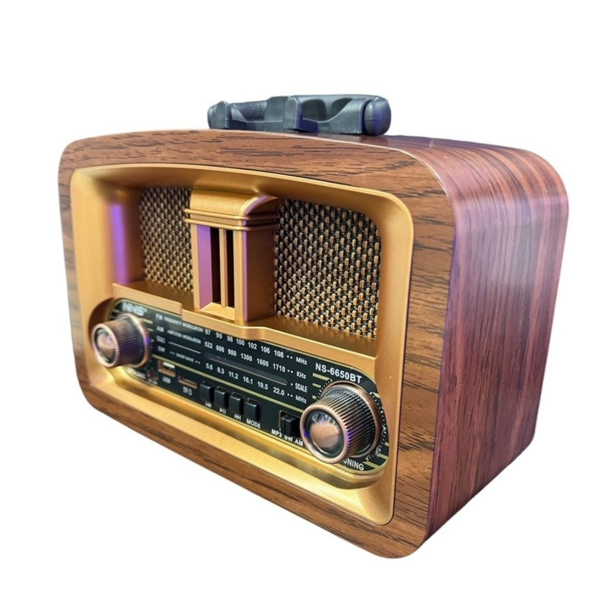 Taşınabilir Klasik AM/FM/SW  Retro Ev Radyo USB ile Şarj Olabilen Retro Radyo (5286)