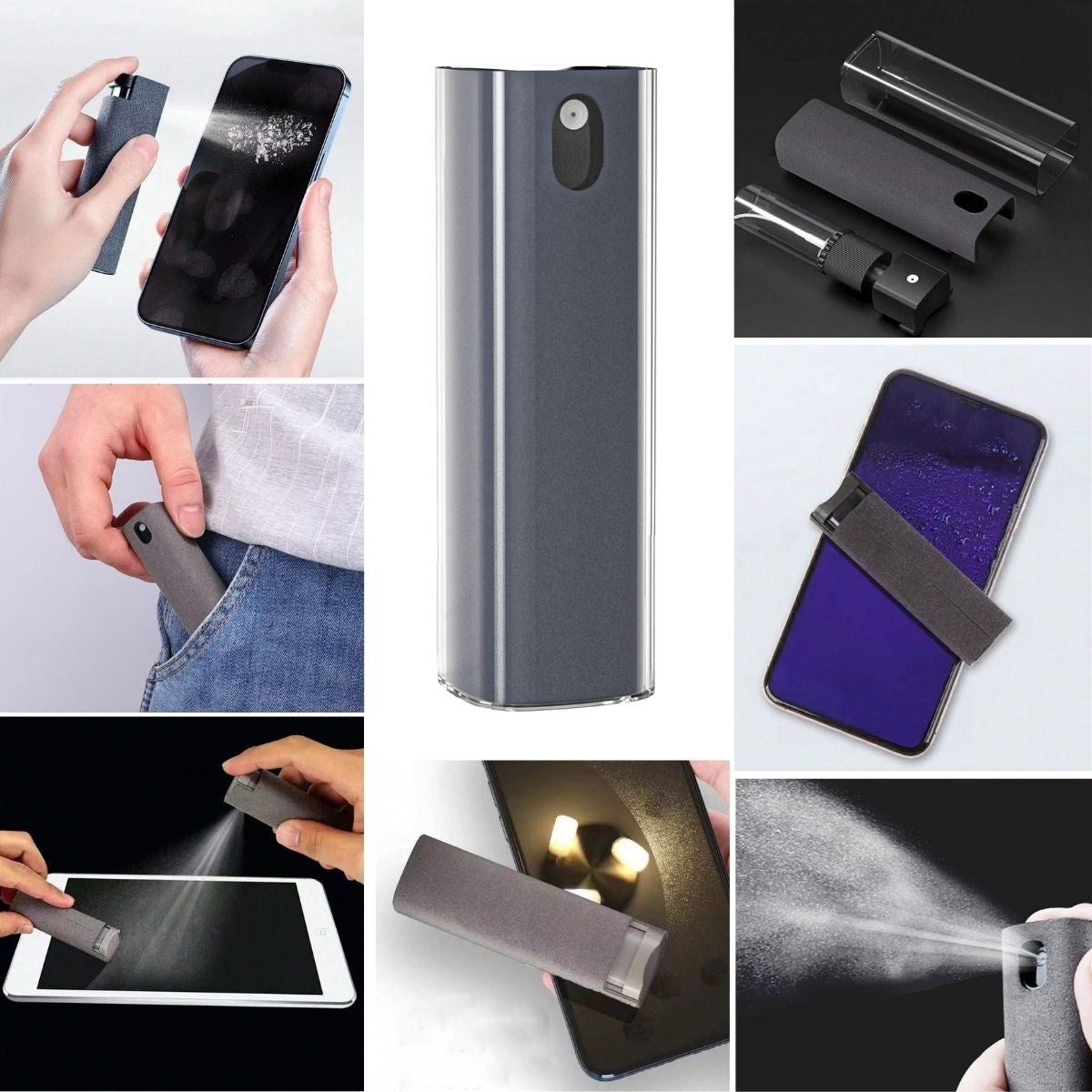 Telefon,Tablet Ekranı İçin Kendiliğinden Spreyli Ekran Temizleme Süngeri (5286)