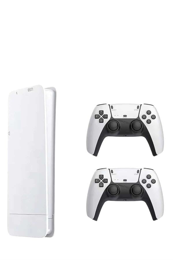 Game Box 3D Çift Oyun Kollu 4K HD Ekran 20000'den Fazla Oyun Seçeneği 2.4G Kablosuz