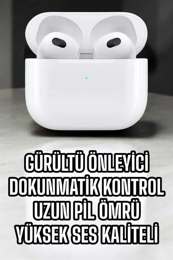 Bluetooth Kulaklık 3.Nesil Kablosuz Uzun Pil Ömrü Dokunmatik Kontrol