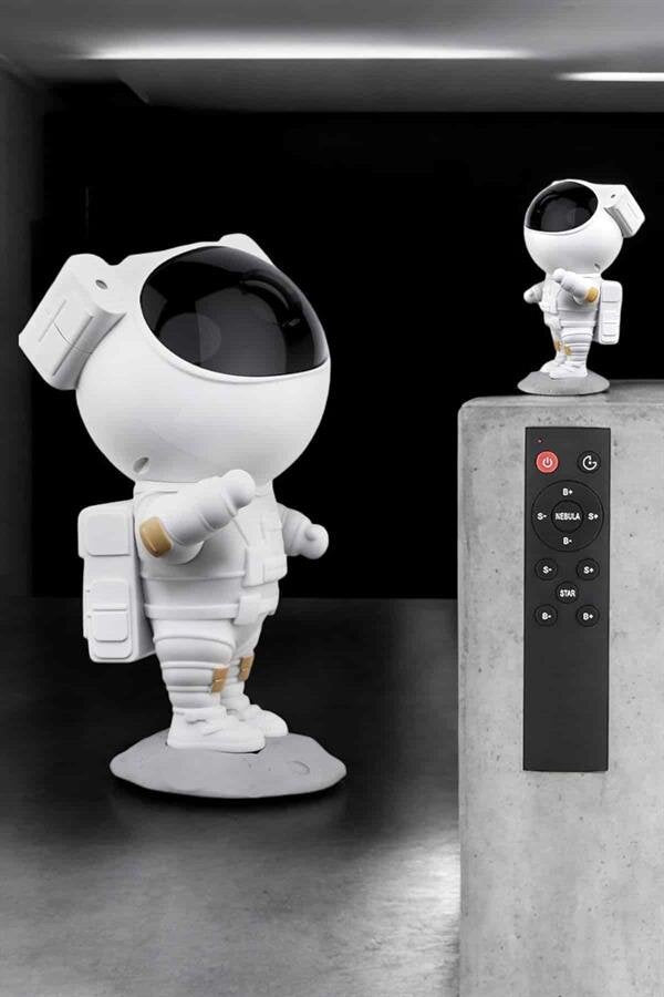 Çocuklara Özel Projeksiyon Astronot Lamba Speaker Sevimli