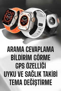 Yeni Nesil Akıllı Saat Adımsayar GPS Nabız Ölçer Uyku ve Sağlık Takibi
