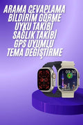 Akıllı Saat Bluetooth Bağlantılı Uyku ve Sağlık Takibi