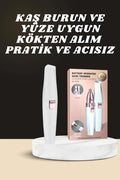 Kulak Burun ve Yüz Epilasyon Aleti ve Yüz Masaj Aleti İkili Cilt Bakım Seti