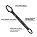 Universal Anahtarı Çift kafalı  Çok Fonksiyonlu 6-22mm (5286)
