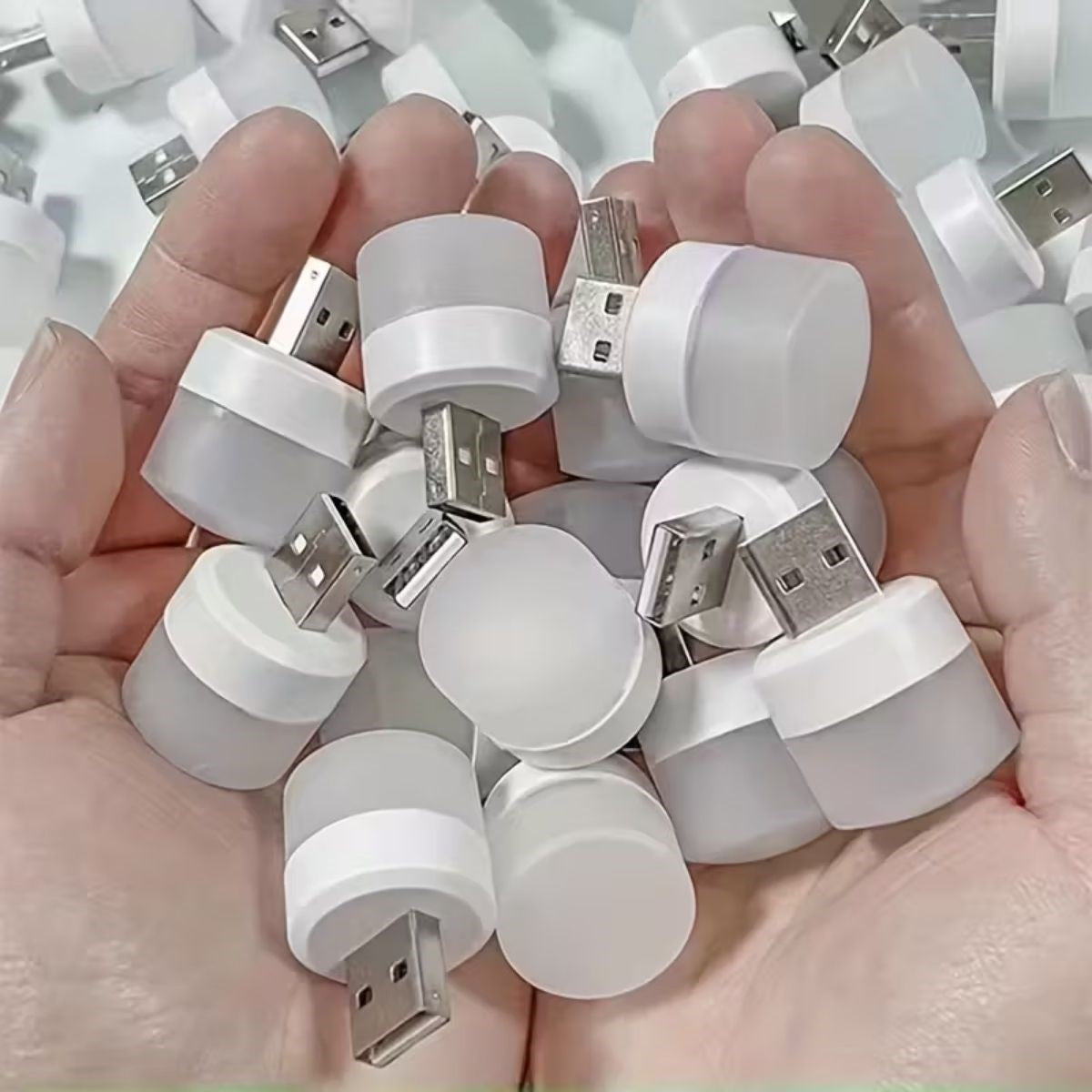 USB Mini Top LED 10’lu Aydınlatma Seti – Sıcak Renkli Gece Lambası, Enerji Tasarruflu Mikro LED Işıklar (5286)