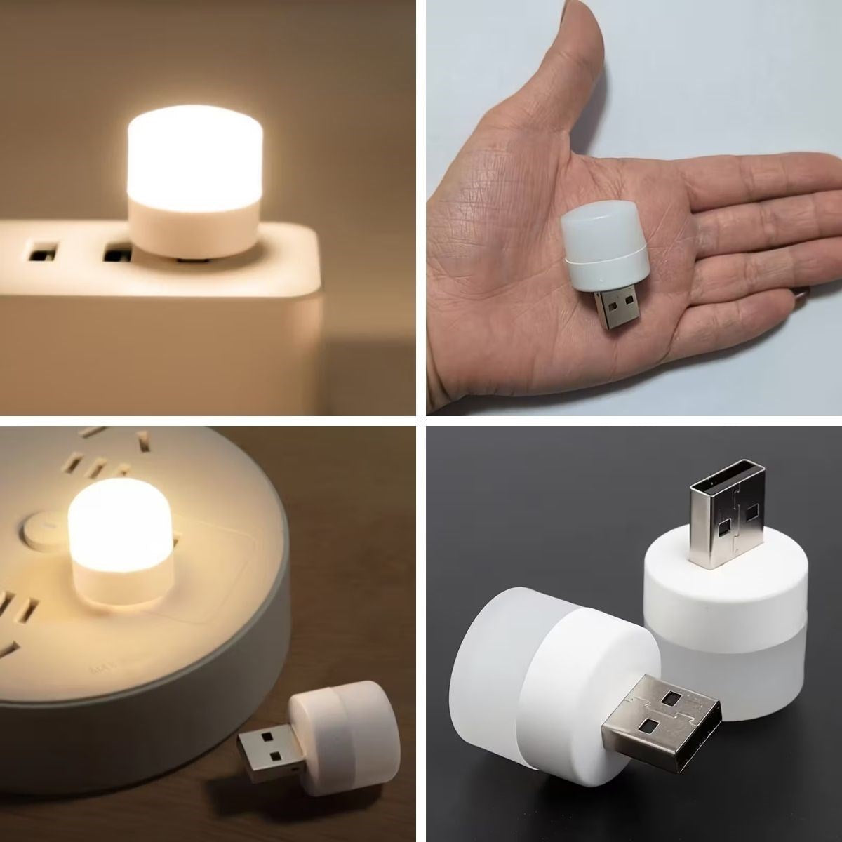 USB Mini Top LED 10’lu Aydınlatma Seti – Sıcak Renkli Gece Lambası, Enerji Tasarruflu Mikro LED Işıklar (5286)