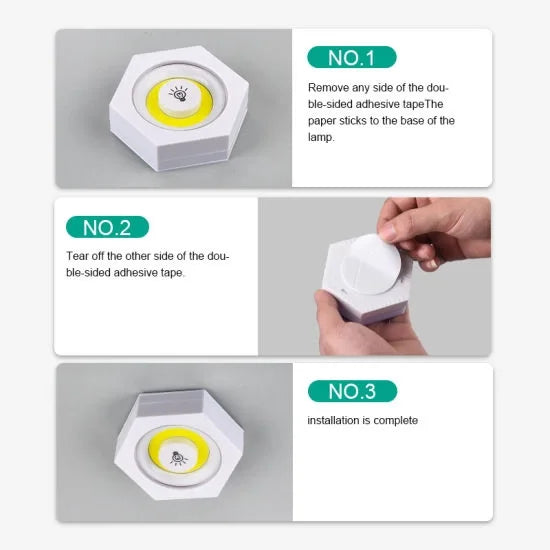 Uzaktan Kumandalı Led Işık Altı Gen [3'lü Set] (5286)
