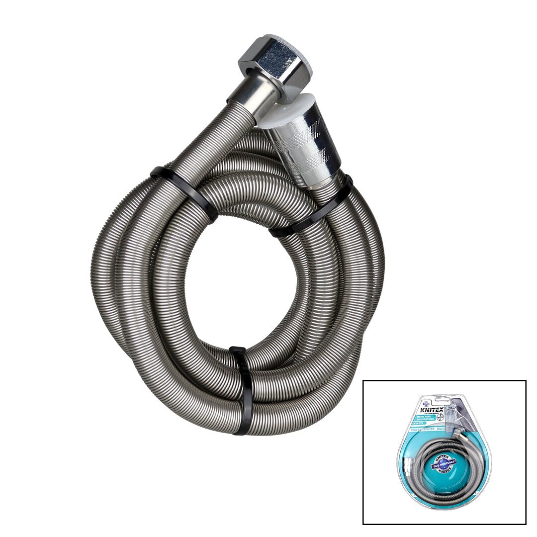 VAKUMLU   METAL YAYLI  DUŞ HORTUMU VAKUMLU 150CM (5286)